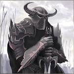 Темный рыцарь с огромным мечом