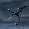 Черный дракон в полете
