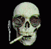 Курящий череп
