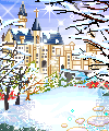 Снег в городе